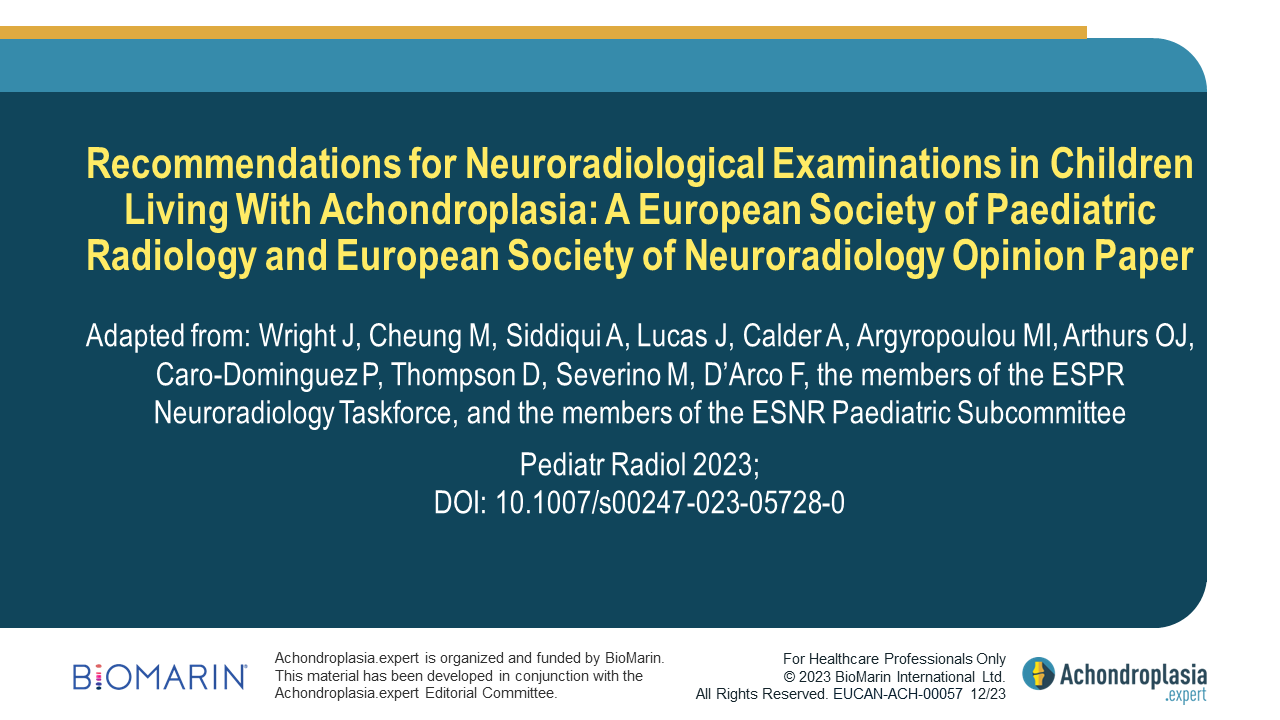 Recommendations for neuroradiological exams Wright et al.