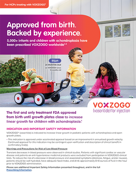An in-depth look at VOXZOGO for healthcare professionals